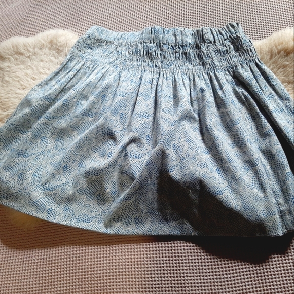 Maison Scotch blue snakeskin miniskirt - Picture 1 of 5